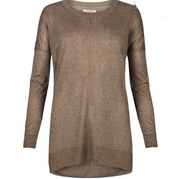 All Saints Tops - All Saints Galaxy Scoop Hem Jumper